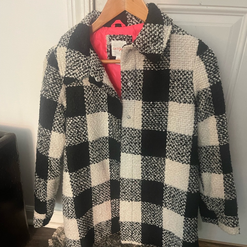 Kids pea coat, size 10/12
